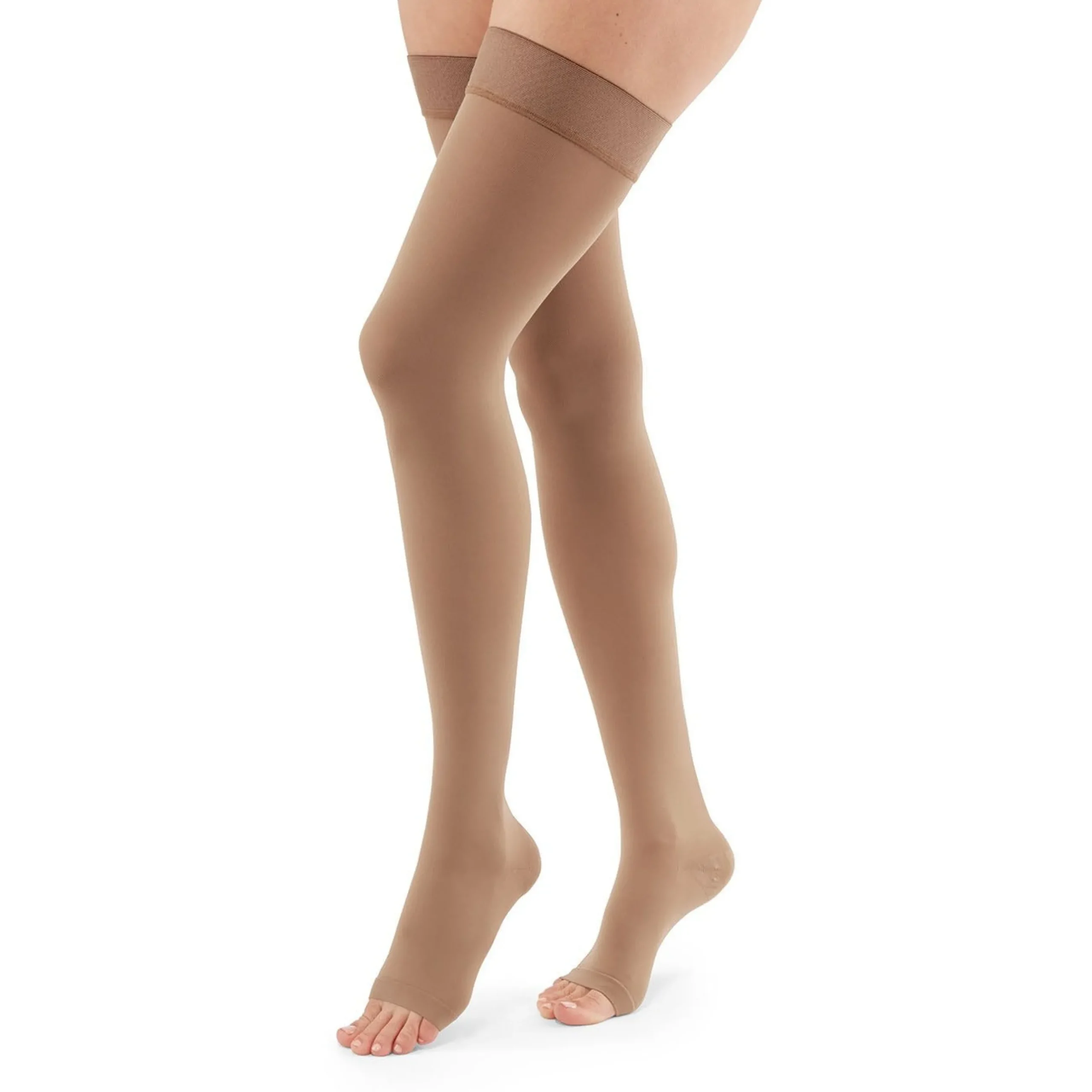 Duomed Advantage Thigh High 15-20 mmHg, Open Toe