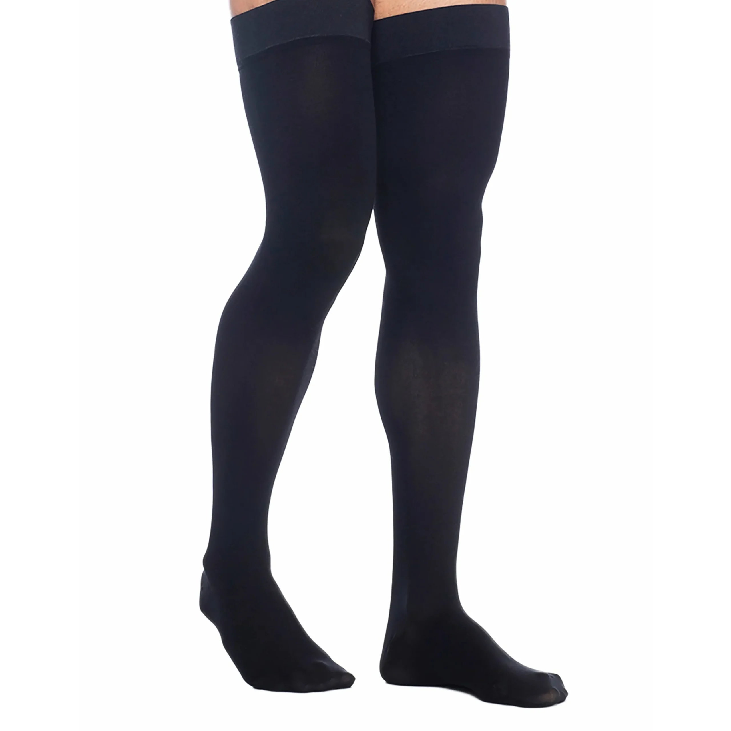Dynaven Opaque Men's Thigh High 15-20 mmHg