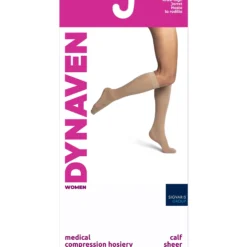Dynaven Sheer Women's Knee High 15-20 mmHg