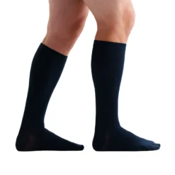 EvoNation Men's Classic Ribbed 20-30 mmHg Knee High