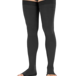 JOBST® forMen Thigh High w/ Micro Dotted Band 20-30 mmHg, Open Toe