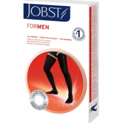 JOBST® forMen Thigh High w/ Micro Dotted Band 20-30 mmHg, Open Toe