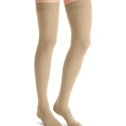 JOBST® Opaque Women's Thigh High 20-30 mmHg w/ Silicone Dot Top Band