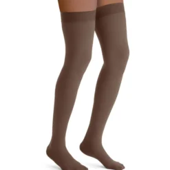 JOBST® Opaque Women's Thigh High 20-30 mmHg w/ Silicone Dot Top Band