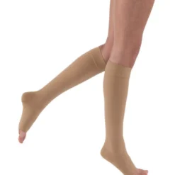 JOBST® Relief Knee High 20-30 mmHg w/ Silicone Top Band, Open Toe