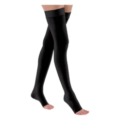 JOBST® Relief Thigh High 30-40 mmHg w/ Silicone Top Band, Open Toe