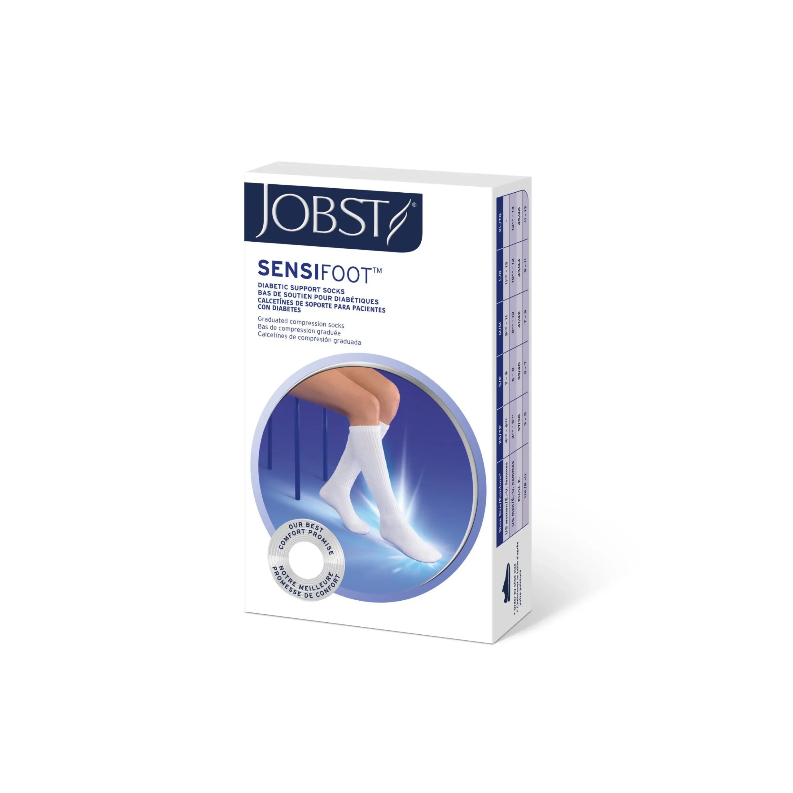 JOBST® Sensifoot Diabetic Compression Crew 8-15 mmHg