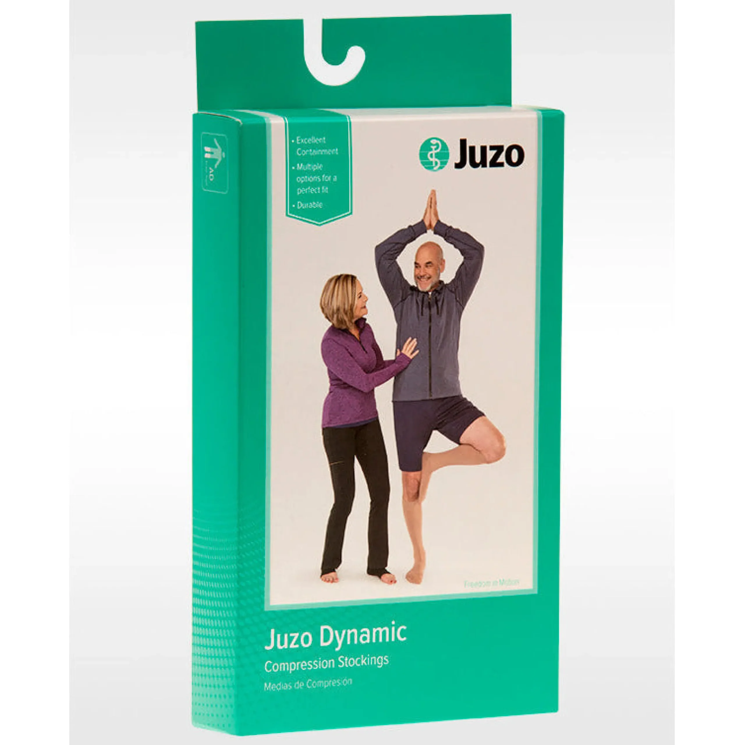 Juzo Dynamic Thigh High 20-30 mmHg w/ Silicone Band, Open Toe