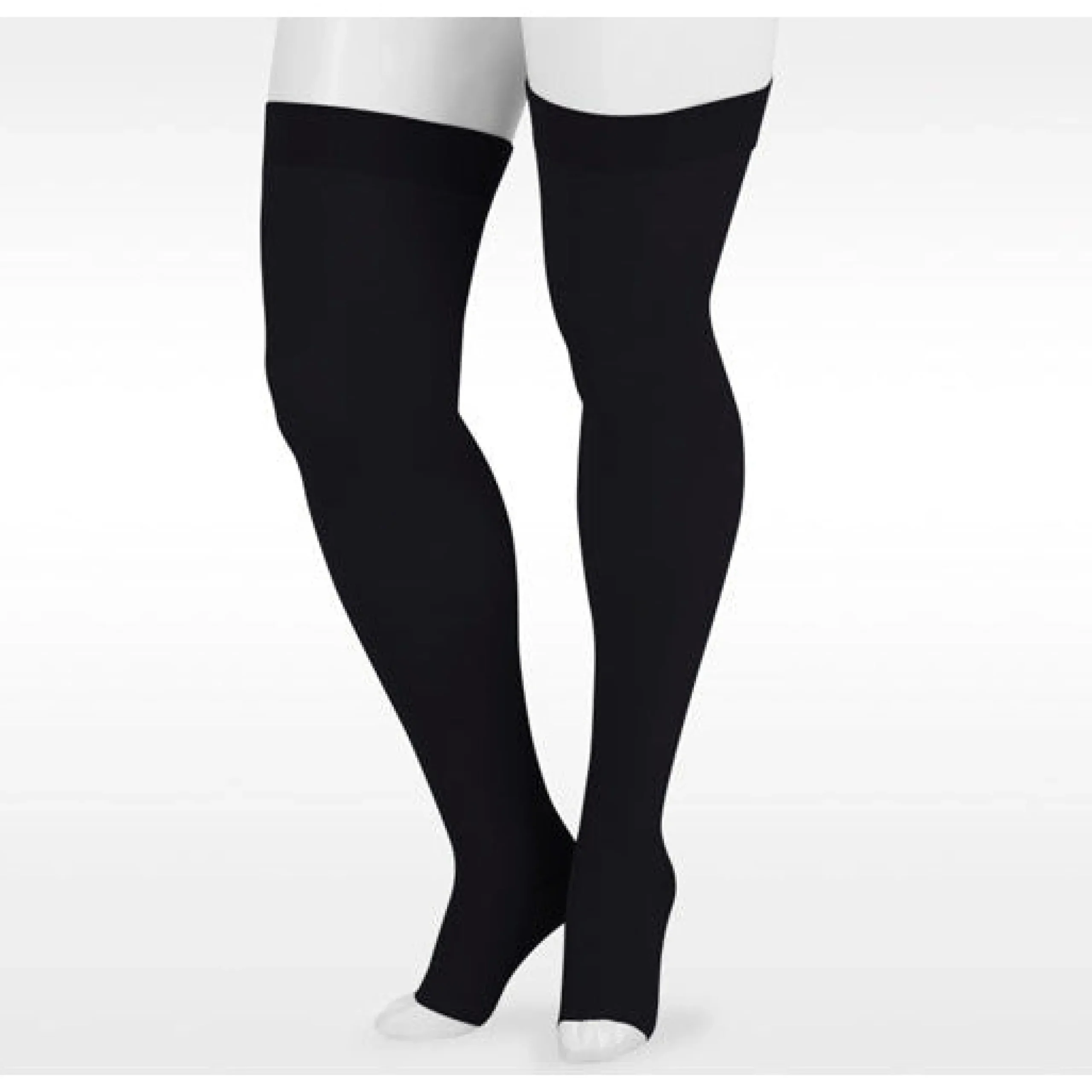 Juzo Dynamic Thigh High 20-30 mmHg w/ Silicone Band, Open Toe