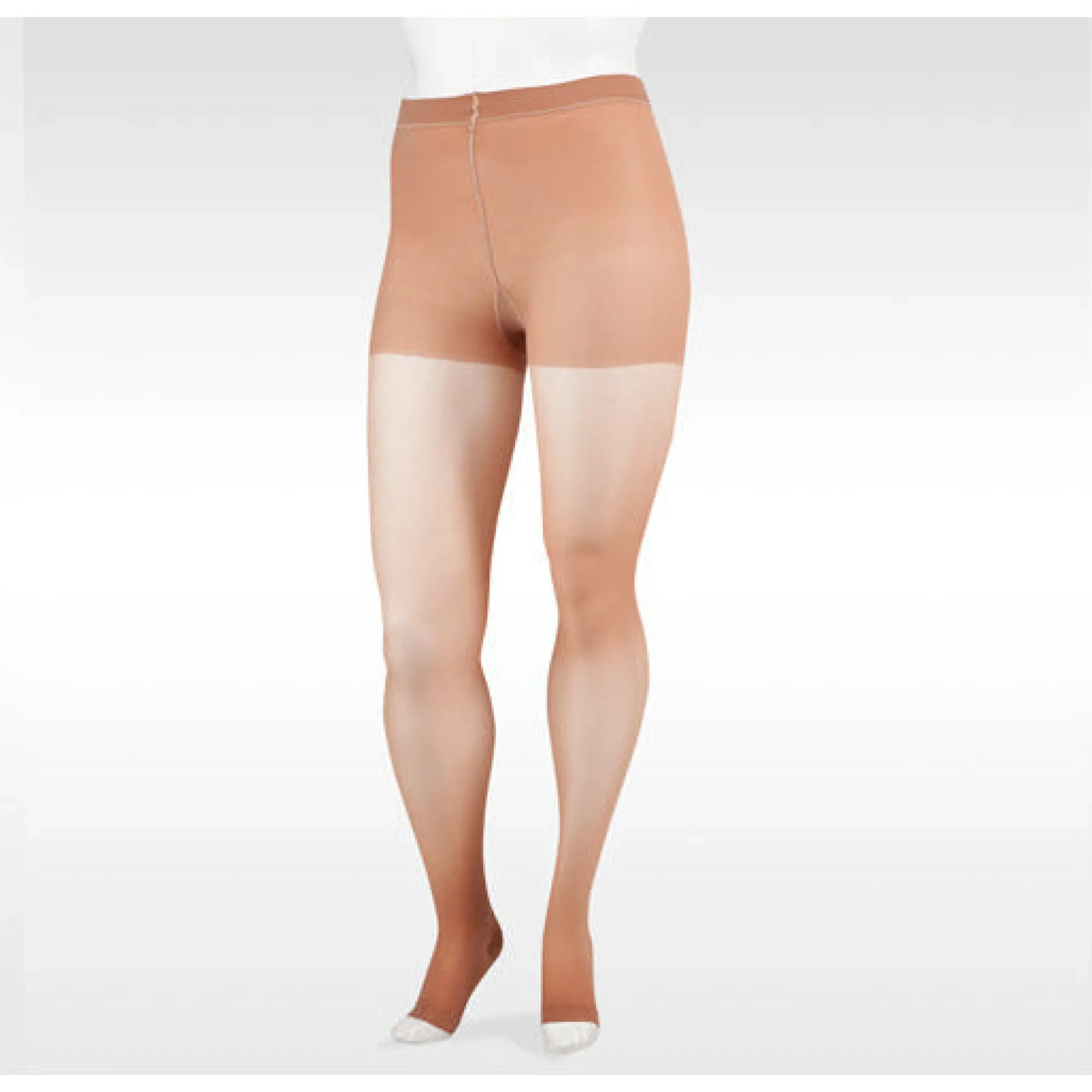 Juzo Naturally Sheer Pantyhose 30-40mmhg, Open Toe