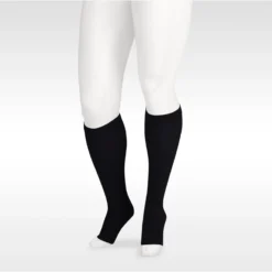 Juzo Soft Knee High 15-20 mmHg w/ Silicone Band, Open Toe