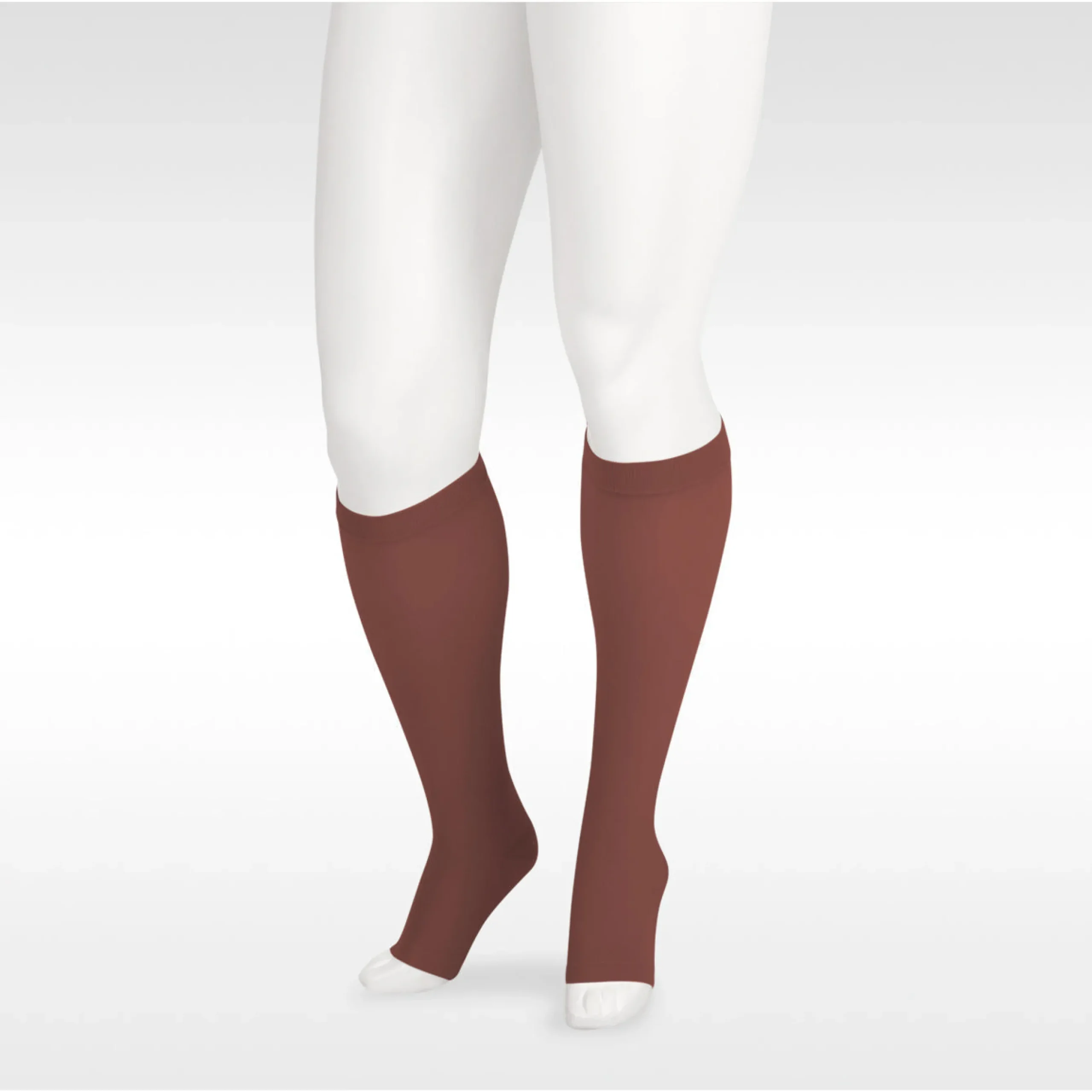 Juzo Soft Knee High 20-30 mmHg w/ Silicone Band, Open Toe