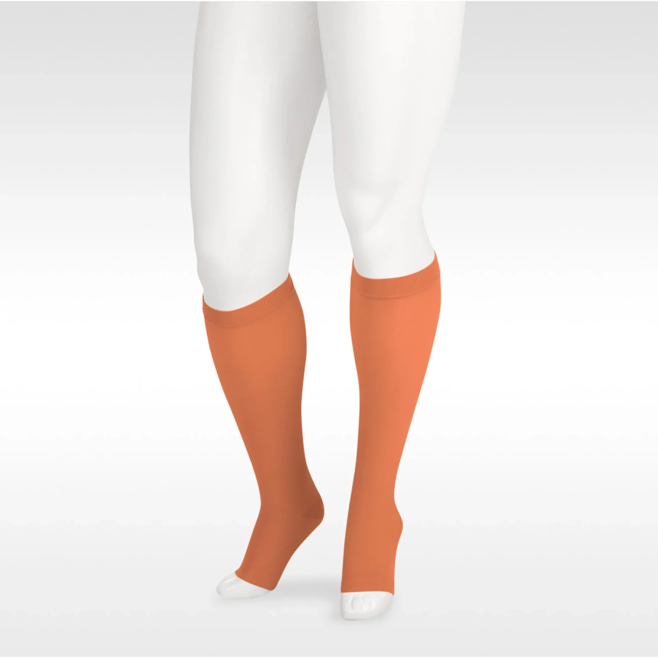 Juzo Soft Knee High 20-30 mmHg w/ Silicone Band, Open Toe