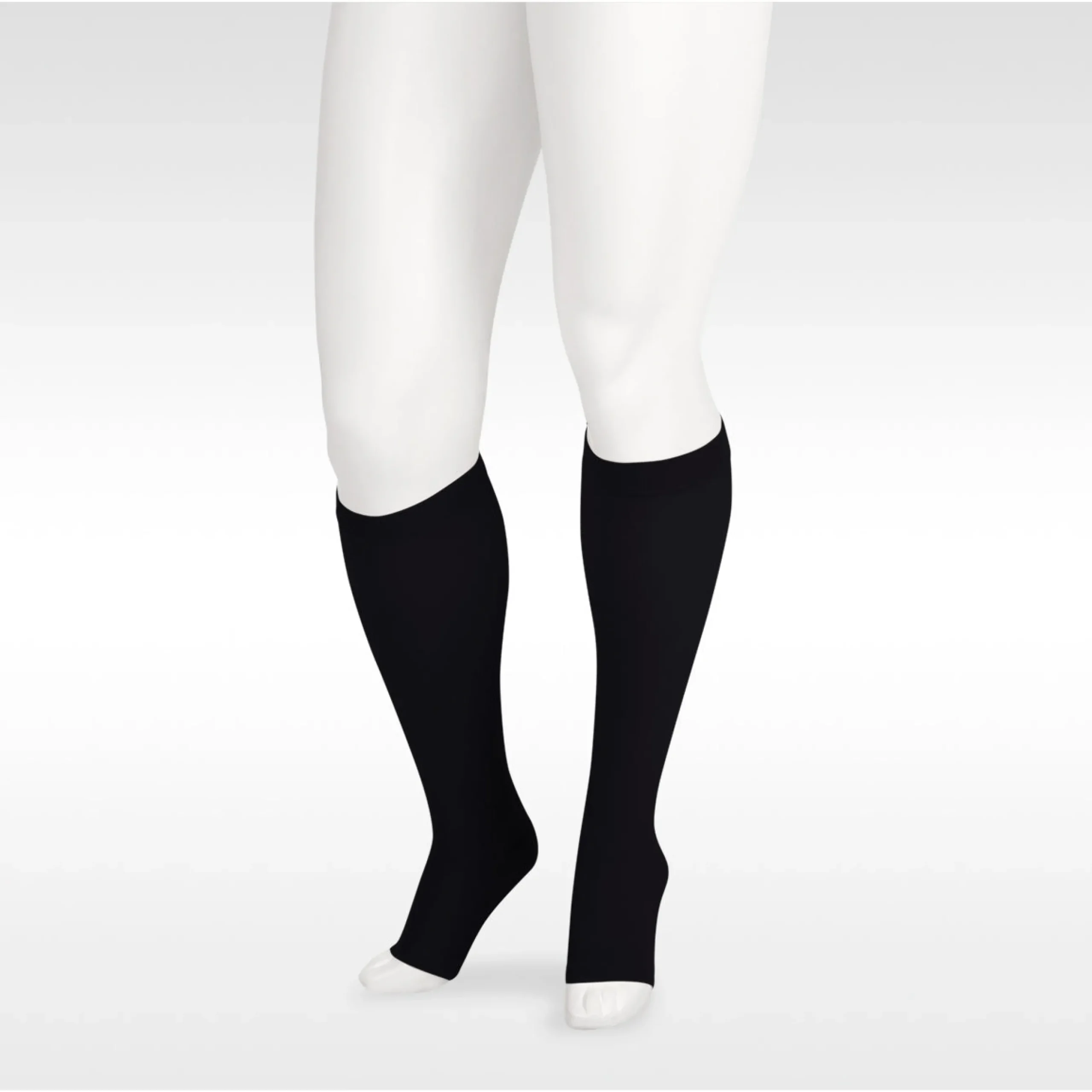 Juzo Soft Knee High 20-30 mmHg w/ Silicone Band, Open Toe