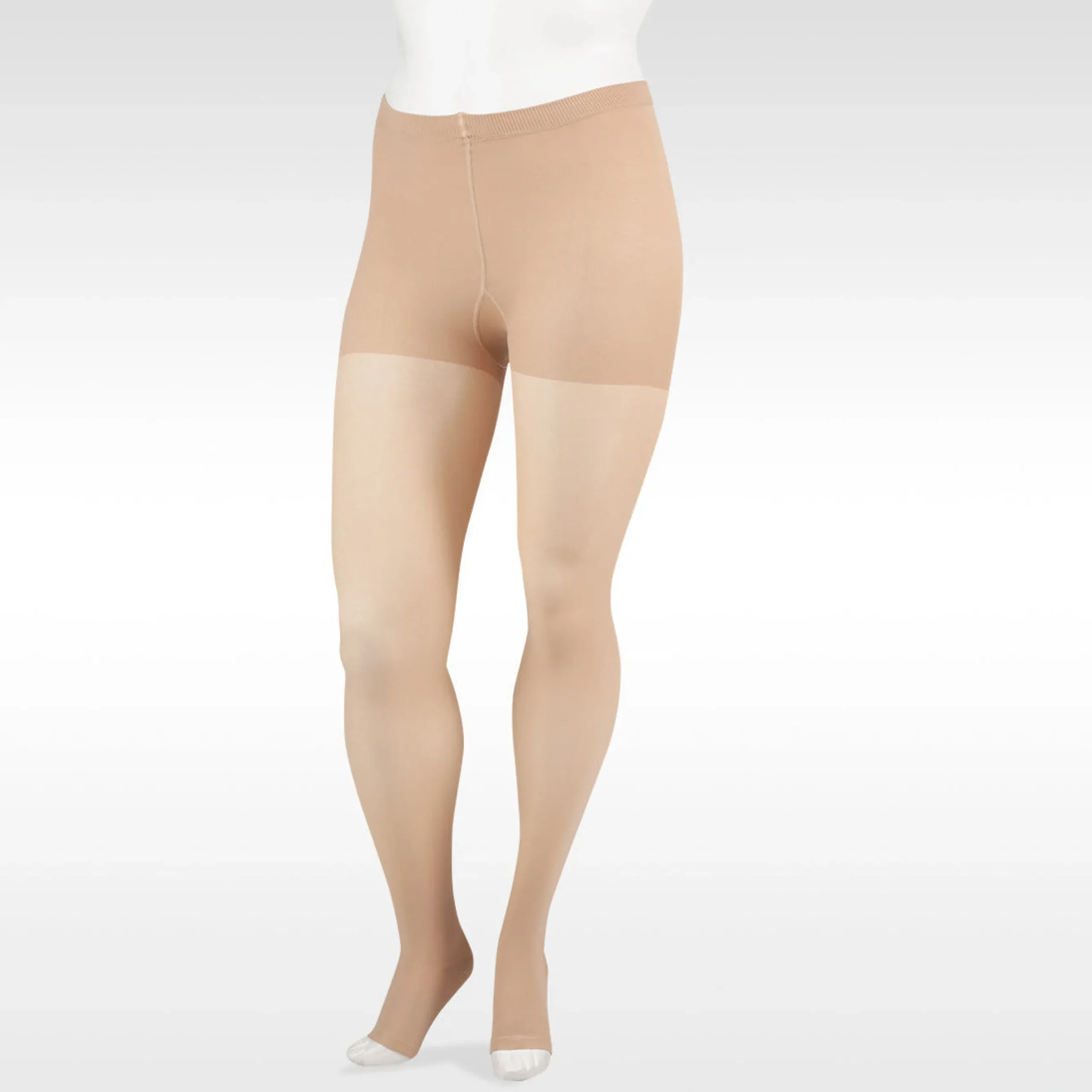 Juzo Soft Pantyhose 30-40 mmHg w/ Elastic Panty, Open Toe