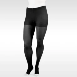 Juzo Soft Pantyhose 30-40 mmHg w/ Elastic Panty, Open Toe
