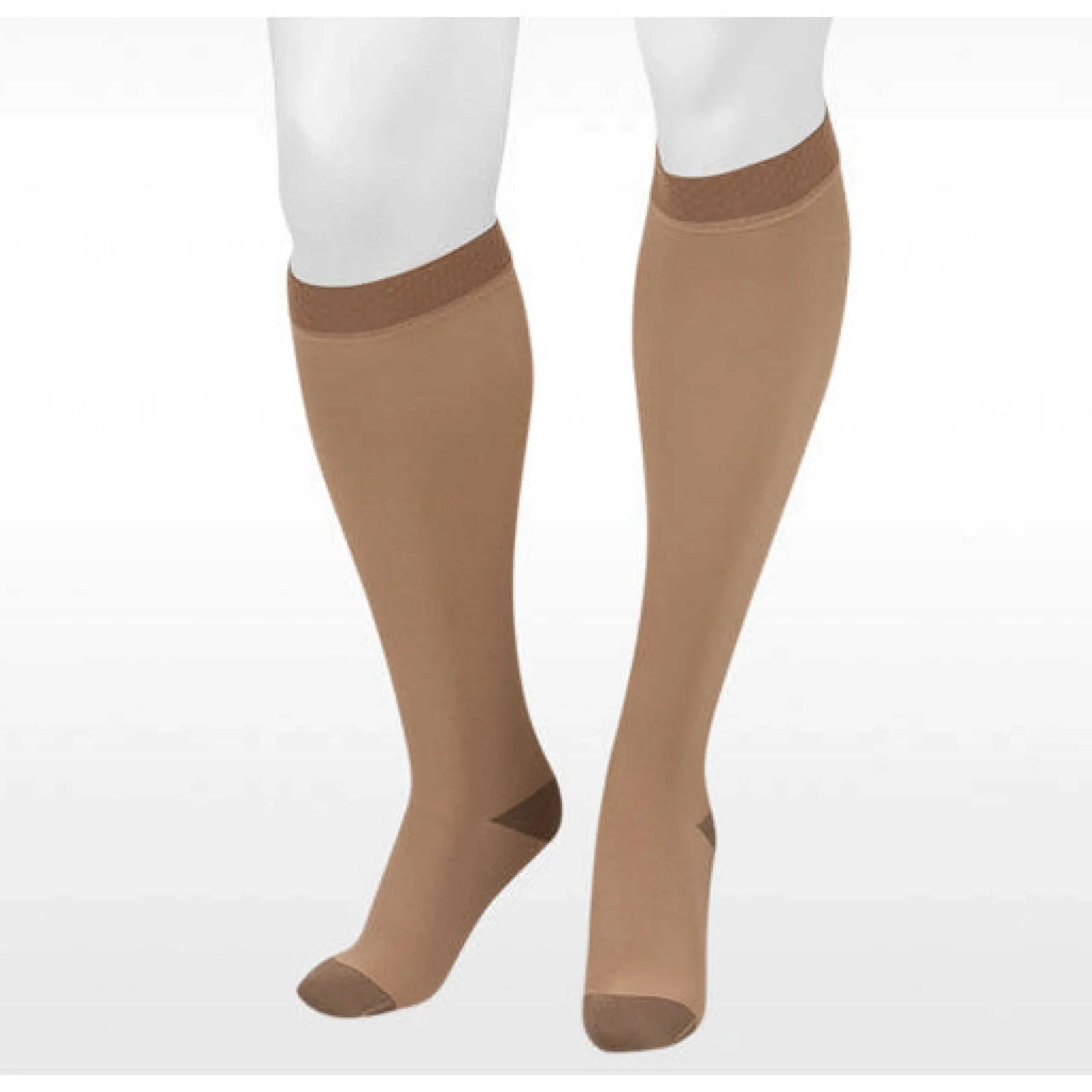 Juzo Soft Silver Knee High 30-40 mmHg w/ Silicone Band
