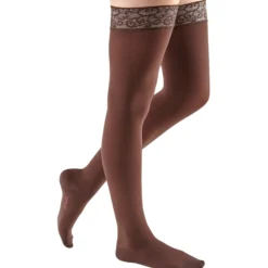 Mediven Comfort Thigh High 30-40 mmHg w/ Lace Silicone Top Band