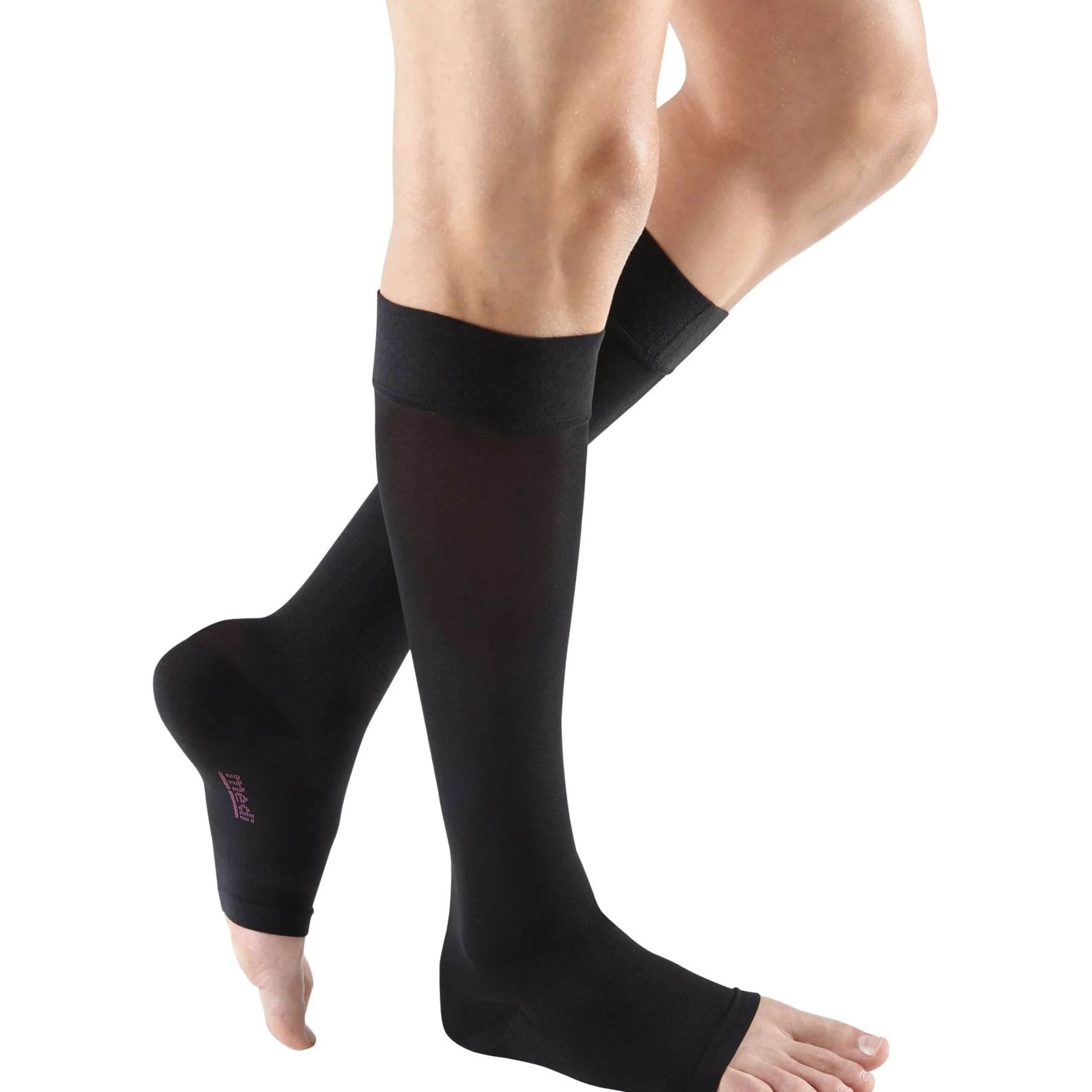 Mediven Plus Knee High 30-40 mmHg, Open Toe w/ Silicone Top Band