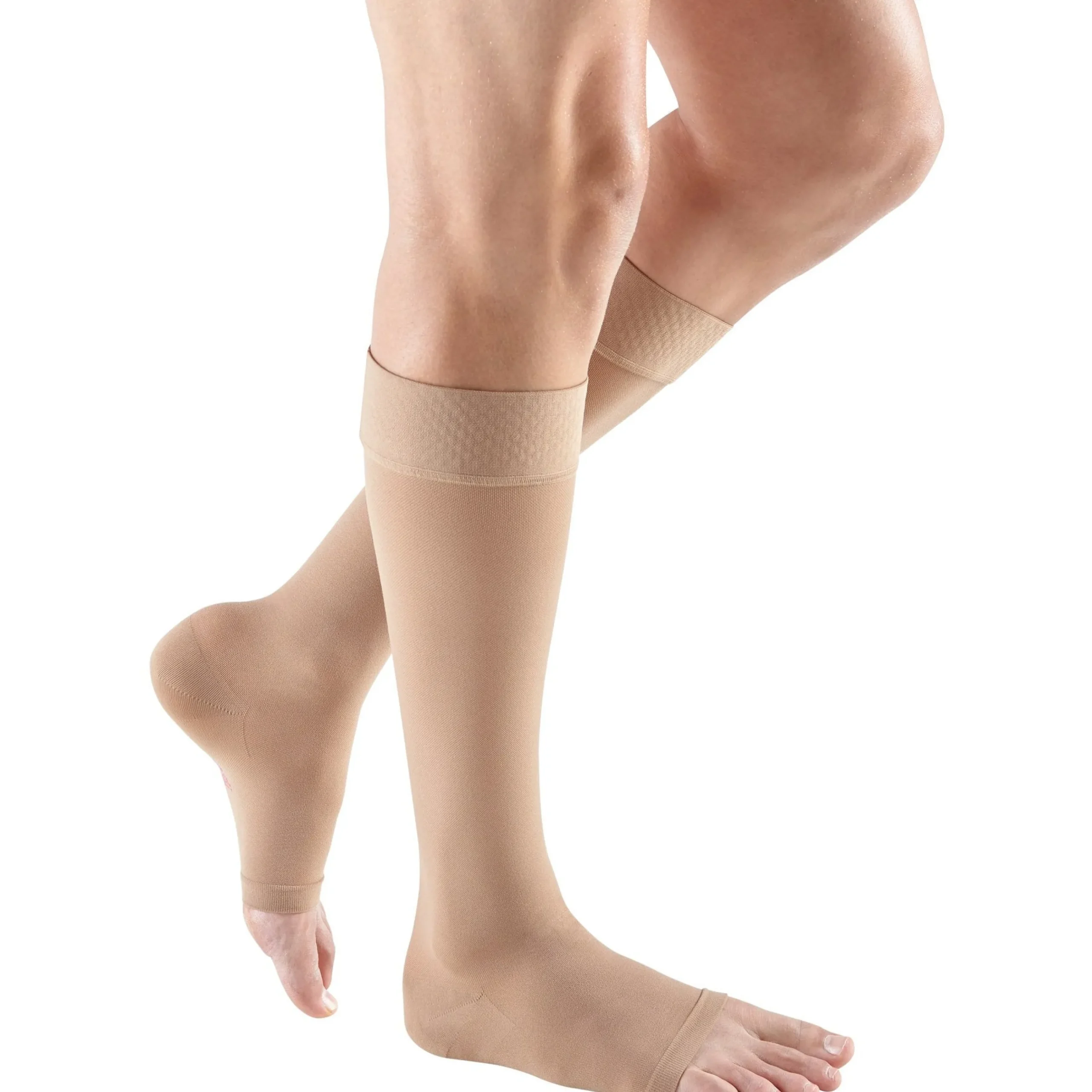 Mediven Plus Knee High 30-40 mmHg, Open Toe w/ Silicone Top Band