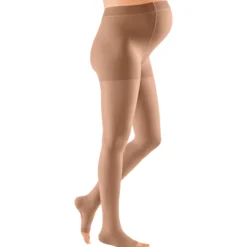 Mediven Plus Maternity Pantyhose 30-40 mmHg, Open Toe
