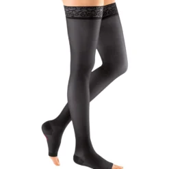 Mediven Sheer & Soft Women's Thigh High 15-20 mmHg, Open Toe