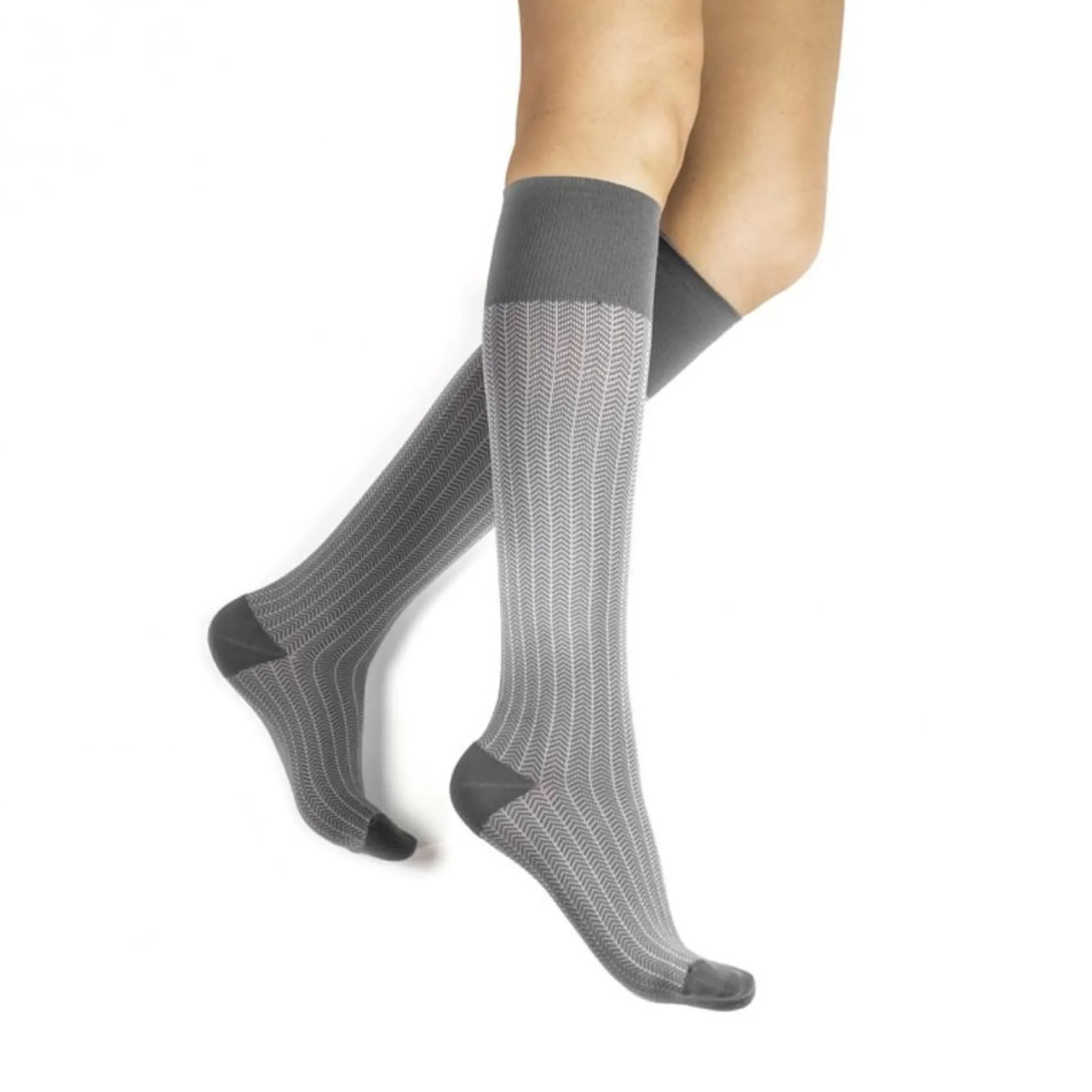 Rejuva® Herringbone Knee High 15-20 mmHg
