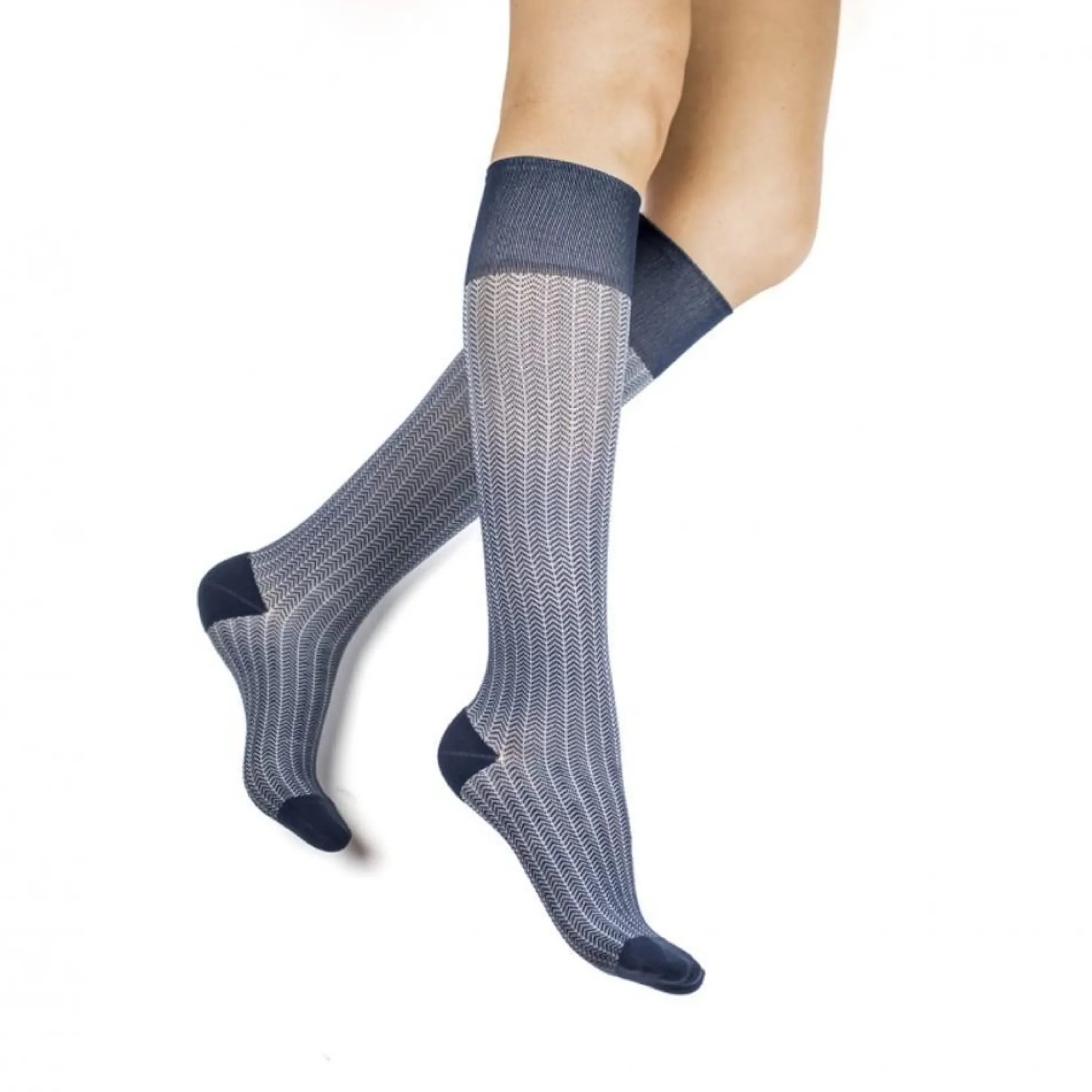 Rejuva® Herringbone Knee High 20-30 mmHg