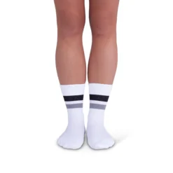 Rejuva® Retro Stripe Crew Compression Sock