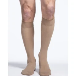 Sigvaris Cotton Women's Knee High 20-30 mmHg w/ Silicone Band Grip Top