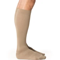 Sigvaris Microfiber Men's Knee High 20-30 mmHg w/ Silicone Beaded Grip-Top