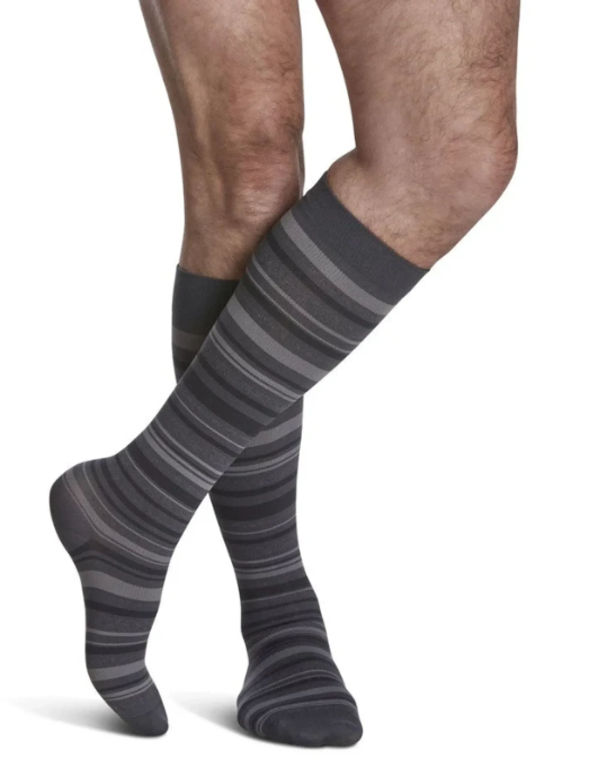 Sigvaris Microfiber Patterns Men's Knee High 20-30 mmHg