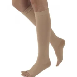 Sigvaris Natural Rubber Knee High 50-60 mmHg, Open Toe