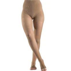 Sigvaris Sheer Women's Pantyhose 15-20 mmHg, Open Toe