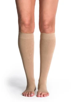 Sigvaris Soft Opaque Women's Knee High 20-30 mmHg, Open Toe