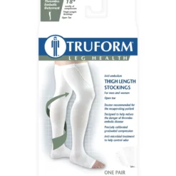 TRUFORM® Anti-Embolism Thigh High 18 mmHg, Open Toe