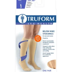 TRUFORM® Knee High 20-30 mmHg w/ Silicone Dot Top