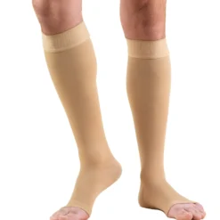 TRUFORM® Knee High 20-30 mmHg w/Silicone Dot, Open Toe