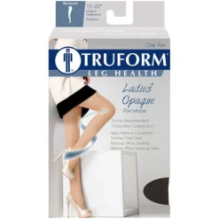 TRUFORM® Ladies Opaque Pantyhose 15-20 mmHg